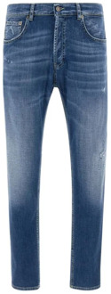 Stijlvolle Slim-fit Jeans Upgrade Collectie Dondup , Blue , Heren - W32,W36,W40,W31,W38,W30,W35,W34,W33,W29