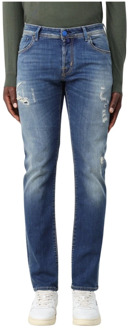 Stijlvolle Slim Fit Jeans Upgrade Jacob Cohën , Blue , Heren - W32