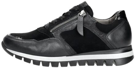 Stijlvolle Sneakers in Diverse Materialen Gabor , Black , Dames - 39 Eu,37 1/2 Eu,40 Eu,40 1/2 EU