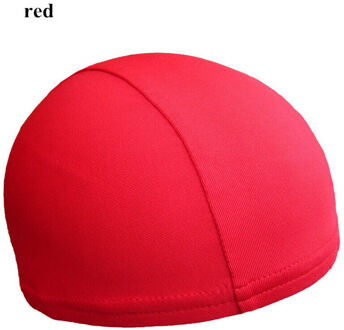 Stijlvolle Stretch Beanie Hoed Sport Running Fietsen Zachte Dunne Warme Katoen Skull Cap sneldrogend cap Effen Cap Rood
