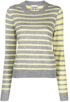 Stijlvolle Sweater Pullover Ganni , Multicolor , Dames