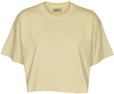 Stijlvolle T-shirts en Polos Autry , Yellow , Dames - M,S,Xs