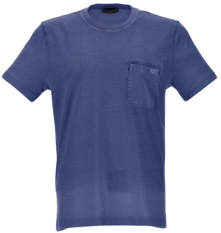 Stijlvolle T-shirts en Polos Collectie Fay , Blue , Heren - 2Xl,Xl,L