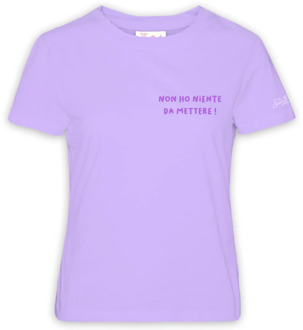 Stijlvolle T-shirts en Polos MC2 Saint Barth , Purple , Dames - M,S,Xs