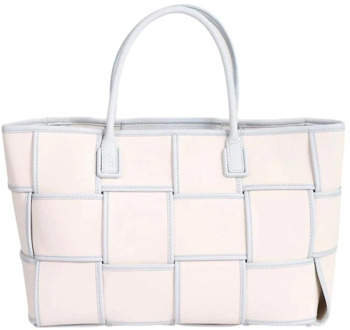 Stijlvolle Tote Tas voor Moderne Vrouw March23 , White , Dames - ONE Size