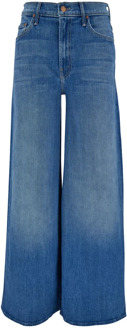 Stijlvolle Wijde Jeans voor Vrouwen Mother , Blue , Dames - W30,W26