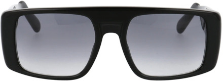 Stijlvolle zonnebril Gd0006 Gcds , Black , Unisex - 56 MM