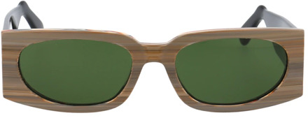 Stijlvolle zonnebril Gd0016 Gcds , Brown , Unisex - 56 MM