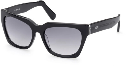 Stijlvolle zonnebril in kleur 03B Gcds , Black , Dames - 56 MM