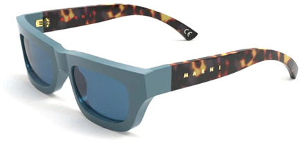 Stijlvolle zonnebril Marni , Blue , Unisex - 52 MM