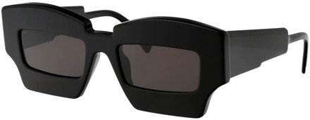 Stijlvolle zonnebril met Maske X6 Kuboraum , Black , Unisex - 53 MM