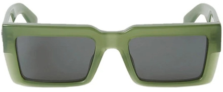 Stijlvolle zonnebril Off White , Green , Unisex - 50 MM
