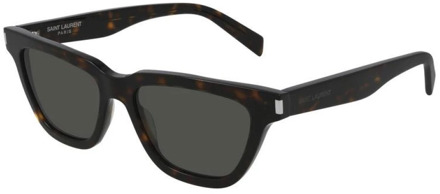 Stijlvolle zonnebril Saint Laurent , Brown , Unisex - 53 MM