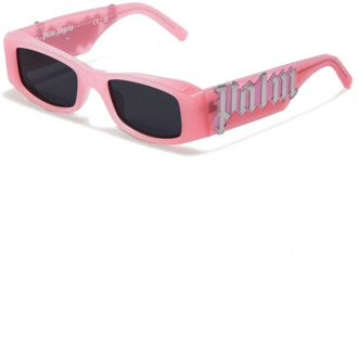 Stijlvolle zonnebril voor dagelijks gebruik Palm Angels , Pink , Dames - 51 MM