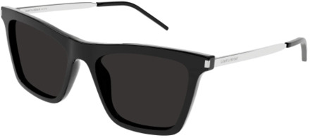 Stijlvolle zonnebril voor vrouwen Saint Laurent , Black , Dames - 55 MM