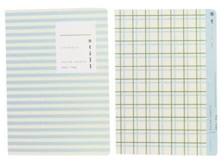 Still by ancor - schrift a4, geruit, assorti