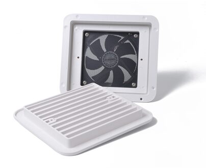 Stille 12V Koelkast Vent Met Ventilator Voor Rv Trailer Caravan Kant Luchtuitlaat Ventilatie Ventilator Accessoires Auto Styling camper