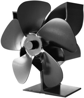 Stille 5 Blades Haard Kachel Fan Thermische Power Fan Houtkachel Fan Efficiënte Warmteverdeling Thuis Warmte Power Kachel fan