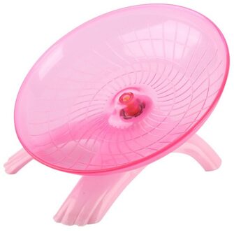 Stille Hamster Jogging Wiel UFO Vorm Plastic Rat Running Disc Vliegende Schotel Speelgoed Sport Oefening Wielen