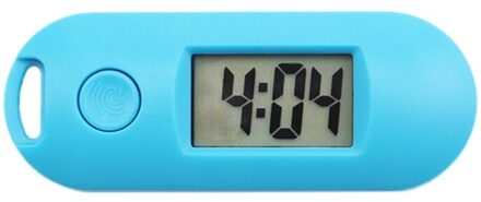 Stille Lichtgevende Abs Digitale Elektronische Klok Student Examen Studie Bibliotheek Zakhorloge Groene Achtergrondverlichting Lcd-scherm Mini Draagbare Blauw