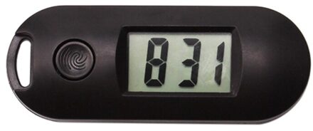 Stille Lichtgevende Abs Digitale Elektronische Klok Student Examen Studie Bibliotheek Zakhorloge Groene Achtergrondverlichting Lcd-scherm Mini Draagbare zwart