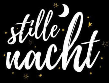 Stille Nacht Dames T-Shirt - Zwart - 3XL