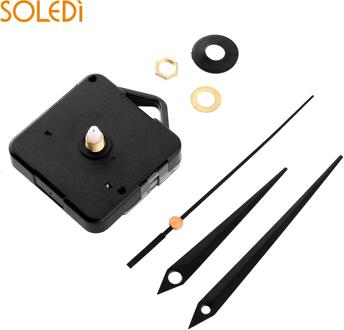 Stille Quartz Uurwerk Drie Zwarte Handen Mechanisme Reparatie Vervangen Kit *