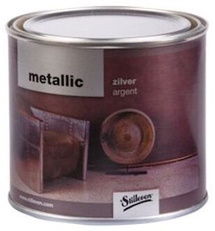 Stilleven Metallic verf zilver 500ML
