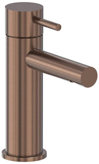 Stilo Eenhendel wastafelmengkraan opbouw model S Geborsteld mat koper PVD 6800505 Koper mat geborsteld