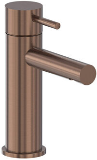 Stilo Eenhendel wastafelmengkraan opbouw model S Geborsteld mat koper PVD 6800505 Koper mat geborsteld