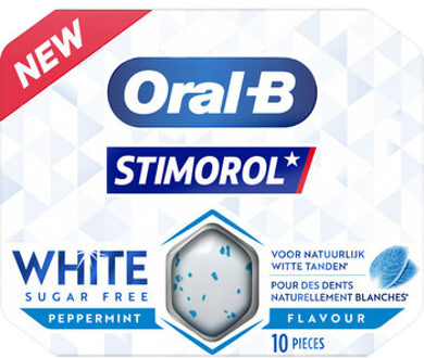 Stimorol Stimorol - Oral-B White Peppermint 12 Stuks