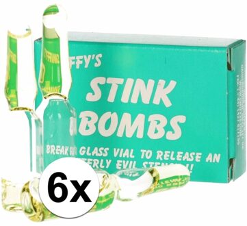 Stinkbommen fopartikelen 6 stuks