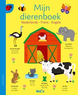 Stipjesreeks 0 -   Mijn dierenboek - Nederlands, Frans, Engels