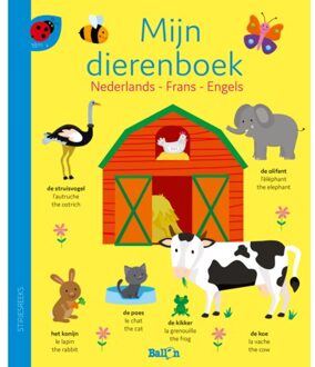 Stipjesreeks 0 -   Mijn dierenboek - Nederlands, Frans, Engels