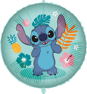 Stitch Folieballon Hawaii 45cm Multikleur - Print