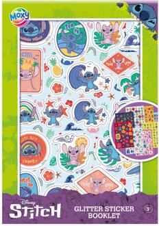 Stitch glitter stickerboek - A5