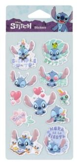 Stitch pastel stickers pop-up, love