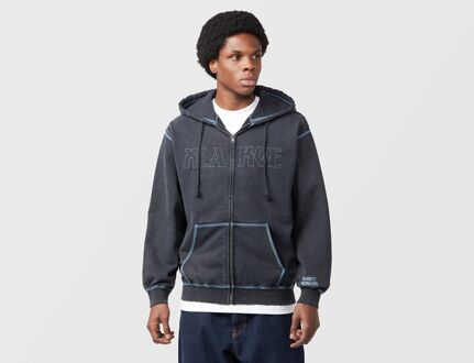 Stitched Full Zip Hoodie, zwart - L