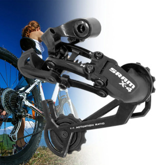 STO SRAM X4 Rear MTB Mountain Bike Mech Derailleur 8 Speed In Black Long WPU