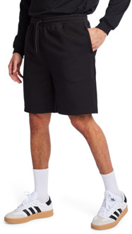 Stock Korte Broeken Heren - Zwart - Maat M - Katoen Fleece Black