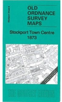 Stockport Town Centre 1873 - Old Ordnance Survey Maps Of Stockport - Yard To The Mile - Chris Makepeace