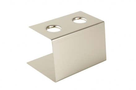 Stöckel IJshoornhouder 2 gaten zilver