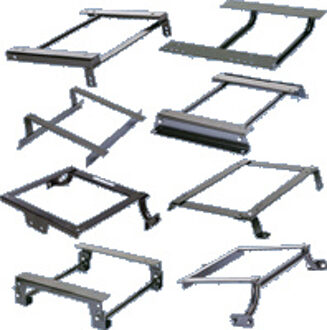 Stoelframe passend voor VW Golf III/Vento/Corrado 06/91-09-95 /Polo 6N & Seat Ibiza 6K & Audi A3 8L - excl. slede