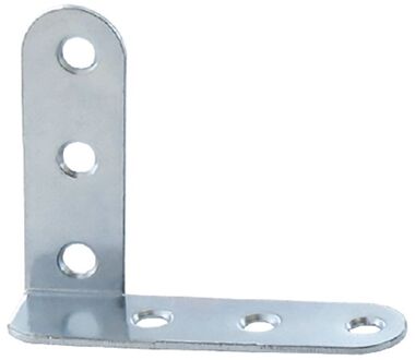 Stoelhoek - Verzinkt Staal - Rechts - 40mm - 4 Stuks