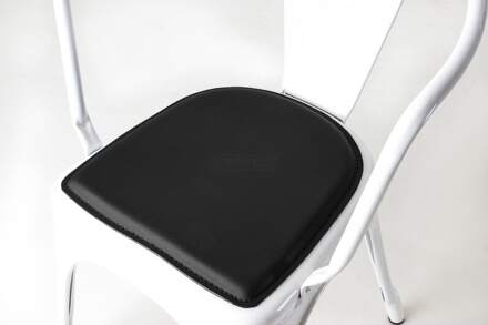 stoelkussen voor café stoel - Zwart