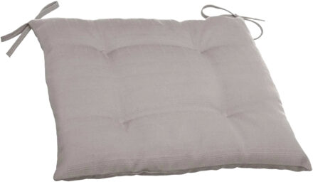 Stoelkussens - binnen/ buiten stoelen - taupe - 40 x 4 cm