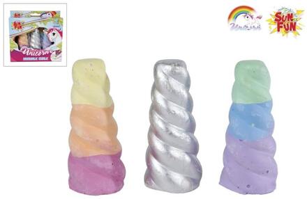 Stoepkrijt Unicorn hoorn 8cm verschillende