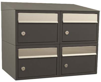 Stoer! Brickset 2-Breed, 2-Hoog Met Dak Antraciet - 40215065_2x2d