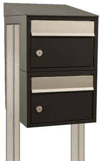 Stoer! Brickset 2-Hoog Met Dak Op Statief Zwart - 40215070_1x2ds