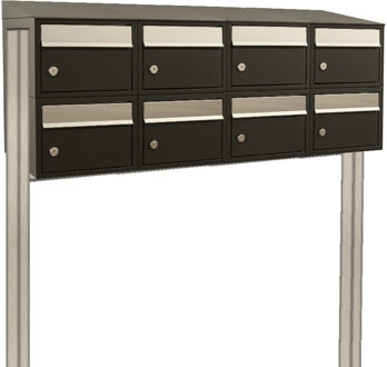 Stoer! Brickset 4-Breed, 2-Hoog Met Dak En Statief Zwart - 40215070_4x2ds